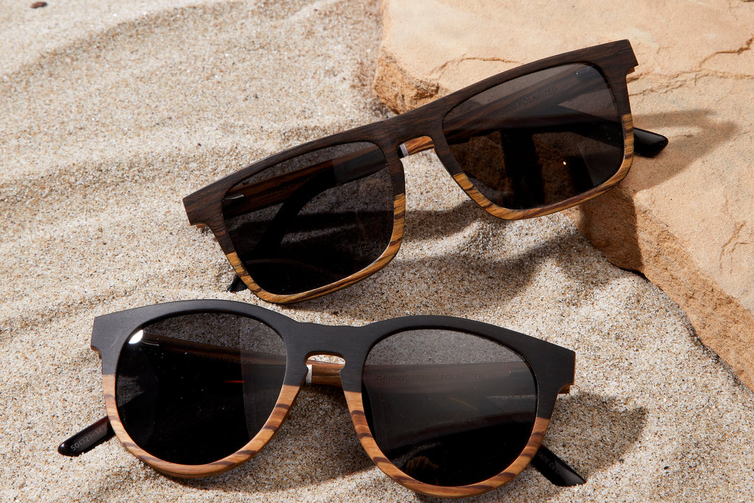 Origins Premium Wood + Acetate Polarized Sunglasses