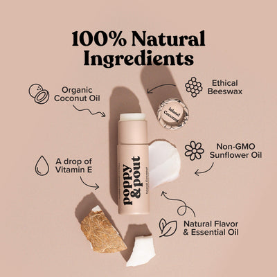 POPPY & POUT ISLAND COCONUT LIP BALM