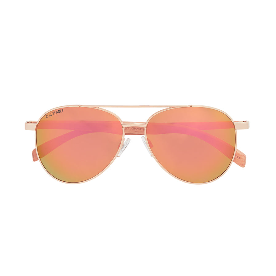 Amador polarized sunglasses in Copper Mirror Polarized front view #color_copper-mirror-polarized