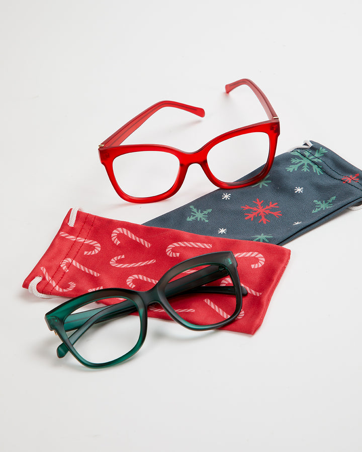 CHRISTMAS SUNGLASSES &amp; READERS CASE