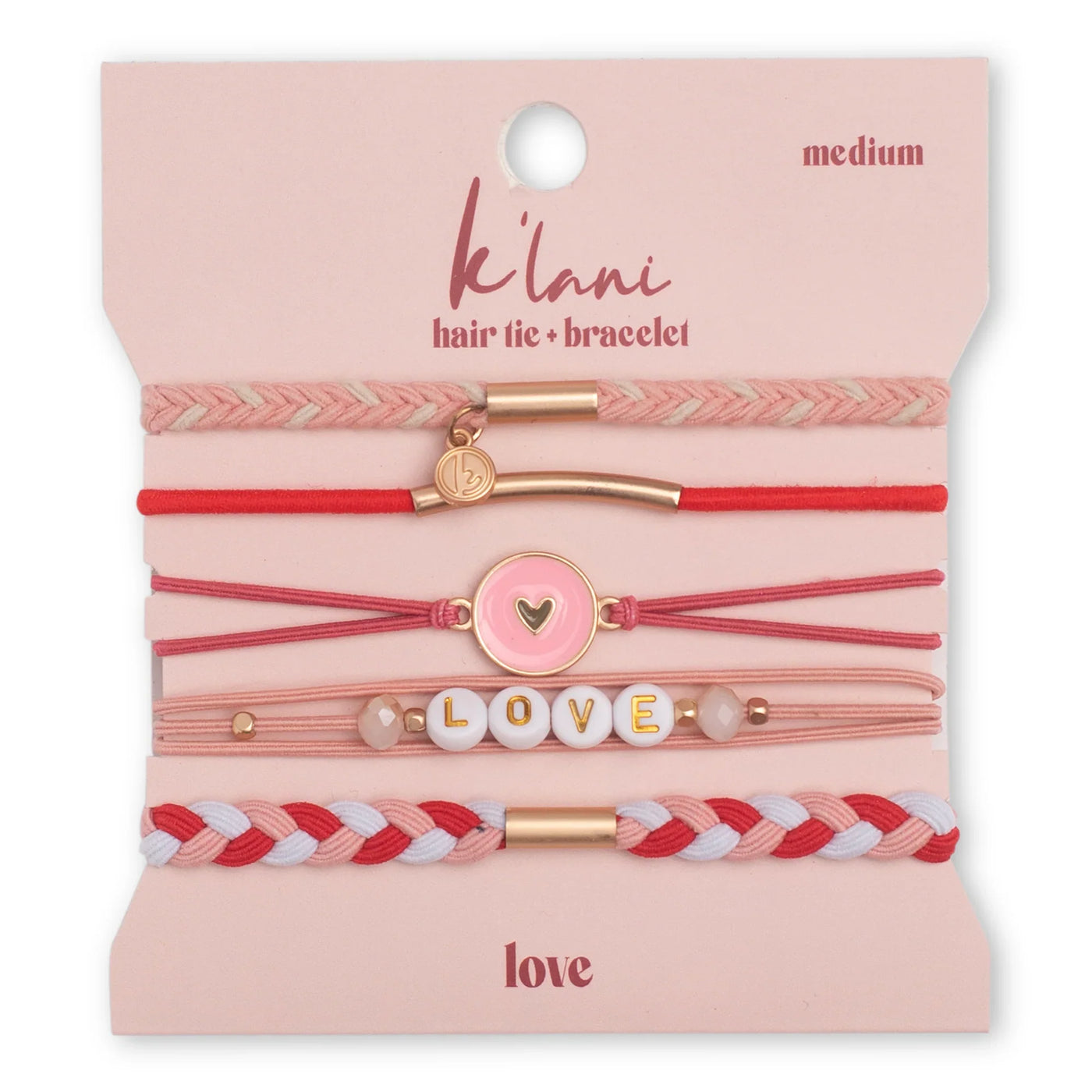 LOVE - HAIR TIE + BRACELET