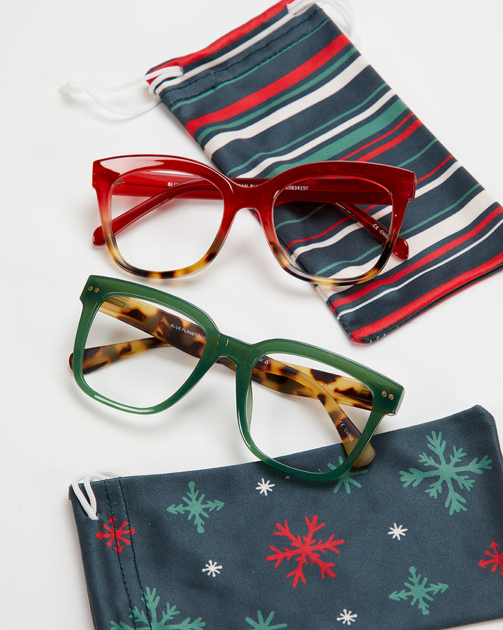 CHRISTMAS SUNGLASSES &amp; READERS CASE