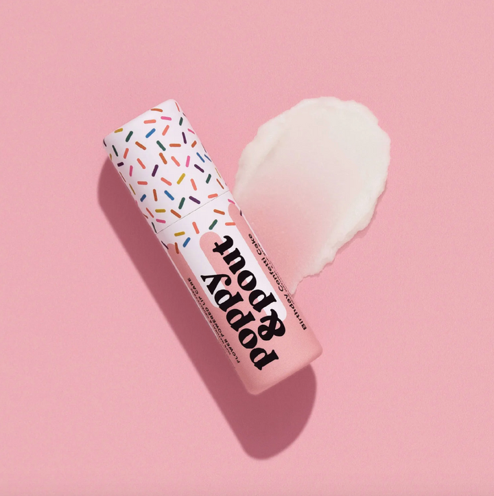 POPPY &amp; POUT BIRTHDAY CONFETTI CAKE LIP BALM