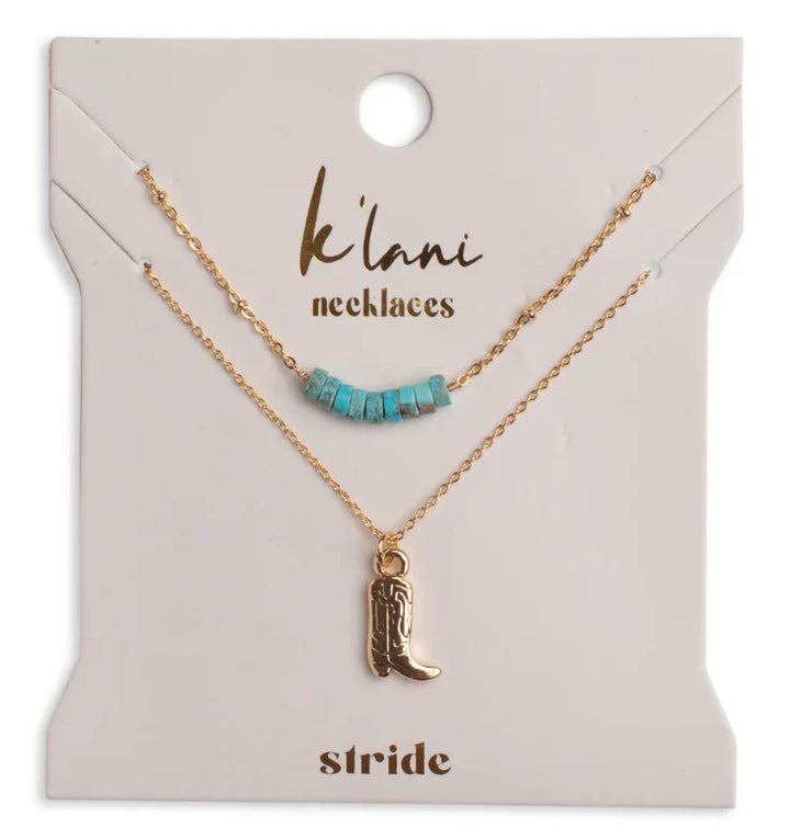 STRIDE NECKLACE SET