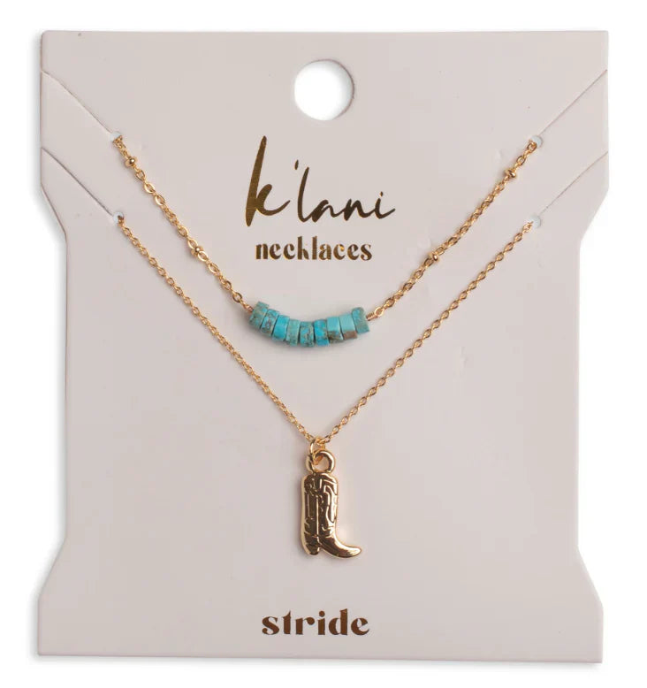 STRIDE NECKLACE SET