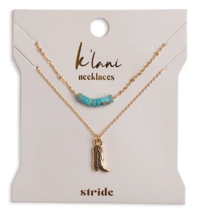 STRIDE NECKLACE SET