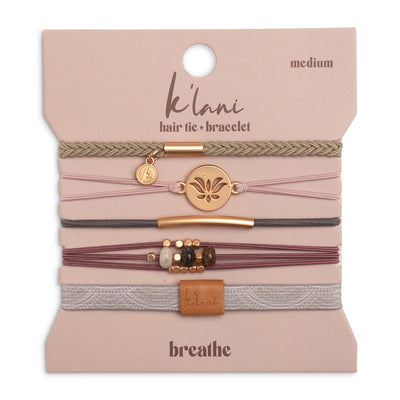 BREATHE - HAIR TIE + BRACELET