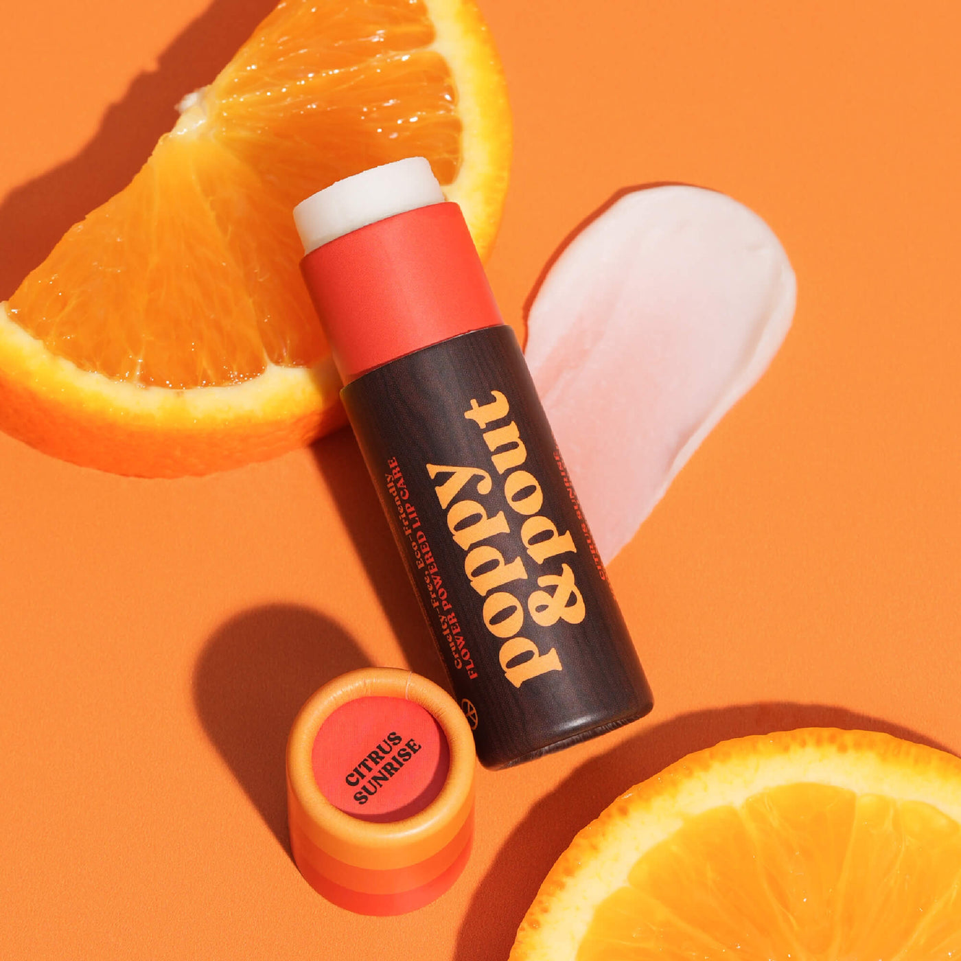 POPPY & POUT RETRO SURF, CITRUS SUNRISE LIP BALM