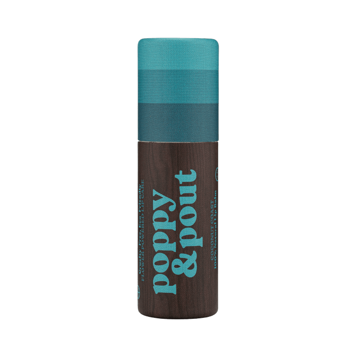 POPPY &amp; POUT RETRO SURF COCONUT COAST LIP BALM