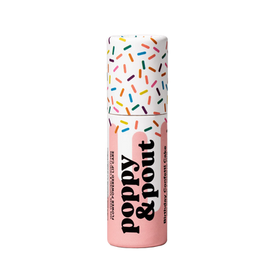 POPPY & POUT BIRTHDAY CONFETTI CAKE LIP BALM