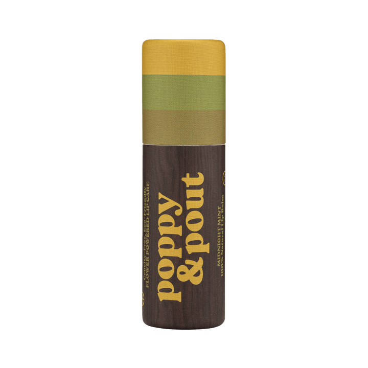 POPPY &amp; POUT RETRO SURF, MIDNIGHT MINT LIP BALM
