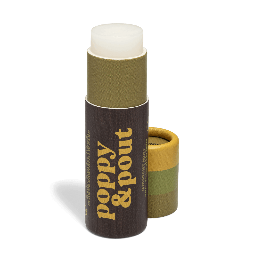 POPPY &amp; POUT RETRO SURF, MIDNIGHT MINT LIP BALM