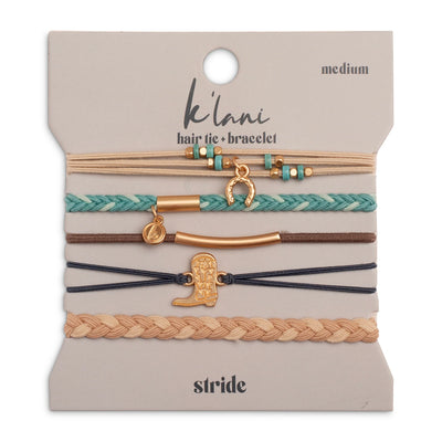 STRIDE HAIR TIE + BRACELET