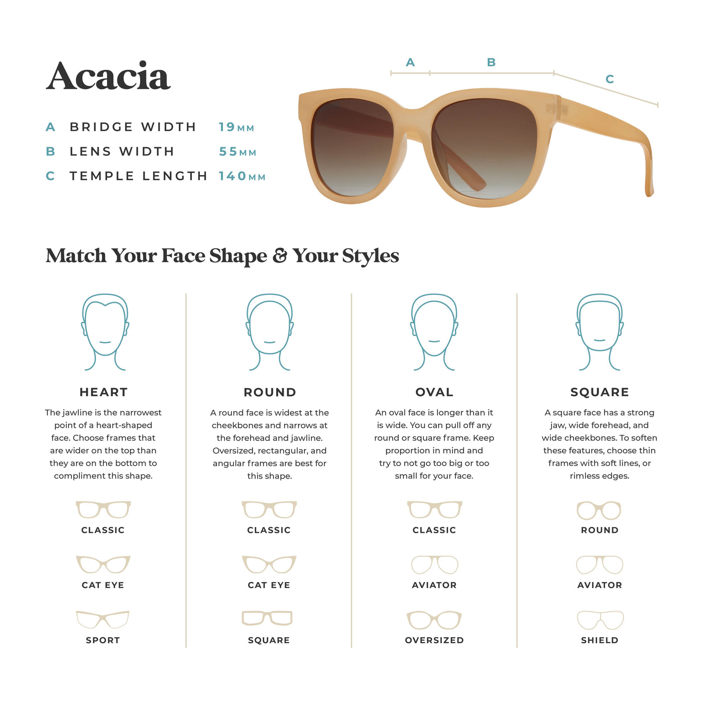 ACACIA POLARIZED SUNGLASSES